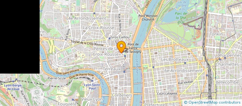 localisation de l'entreprise MADAME VIOLETTE FREY à LYON