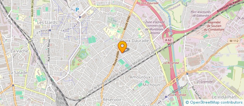 localisation de l'entreprise MADAME VIOLETTE GENTILLEAU à TOULOUSE