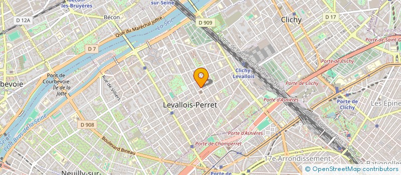 localisation de l'entreprise MADAME VIOLETTE GIRARD à LEVALLOIS-PERRET