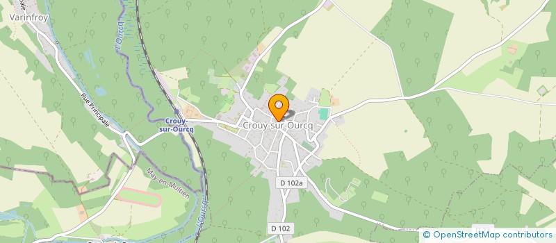 localisation de l'entreprise MADAME VIOLETTE LAGARDE à CROUY-SUR-OURCQ