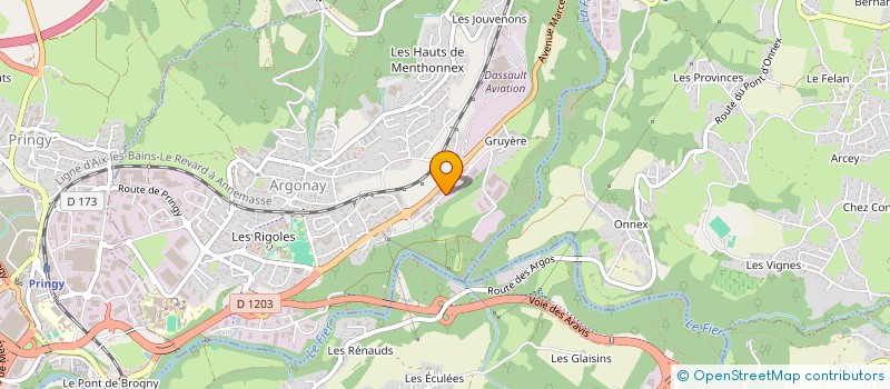 localisation de l'entreprise MADAME VIOLETTE LAPLACE à ANNECY