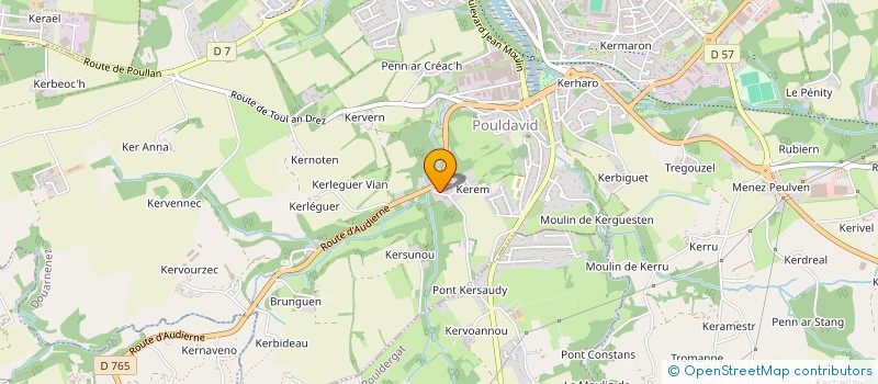 localisation de l'entreprise MADAME VIOLETTE LE GRAND  DOUARNENEZ