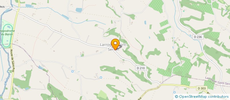 localisation de l'entreprise MADAME VIOLETTE LOCHARD  LARROQUE SAINT-SERNIN