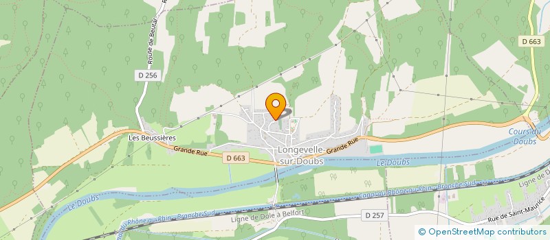 localisation de l'entreprise MADAME VIOLETTE MAYER à LONGEVELLE-SUR-DOUBS