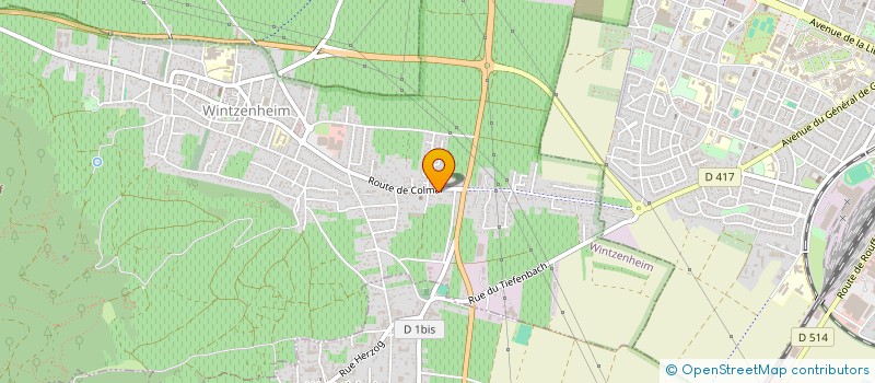 localisation de l'entreprise MADAME VIOLETTE PERRIOLAT  WINTZENHEIM