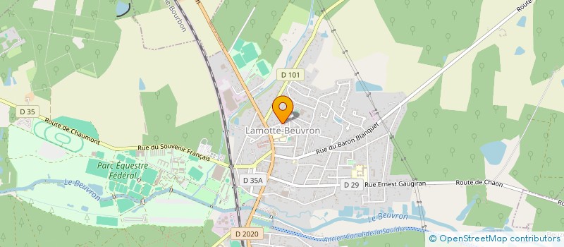 localisation de l'entreprise MADAME VIOLETTE PIGEON  LAMOTTE-BEUVRON