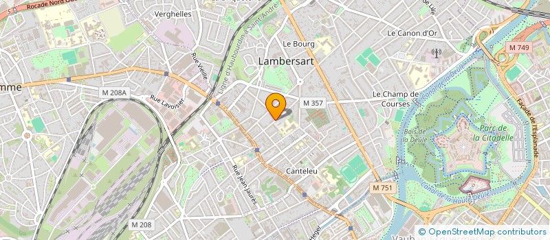 localisation de l'entreprise MADAME VIOLETTE PORET à LAMBERSART