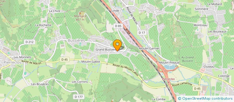 localisation de l'entreprise MADAME VIOLETTE PRADIER à BUSSIERES