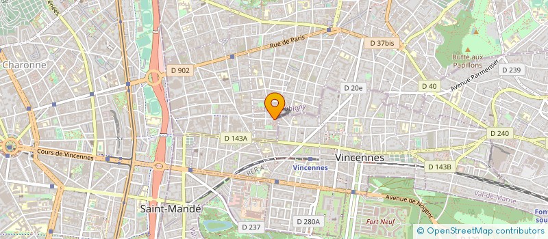 localisation de l'entreprise MADAME VIOLETTE RAPIN à MONTREUIL