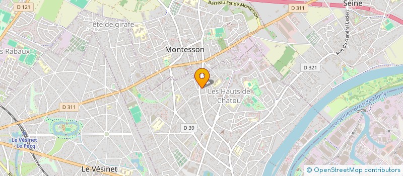 localisation de l'entreprise MADAME VIOLETTE REGNAULT-LOPIN  CARRIERES SUR SEINE