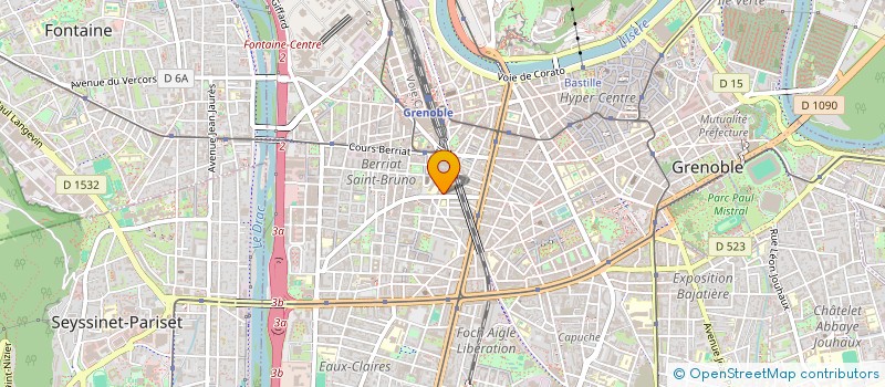 localisation de l'entreprise MADAME VIOLETTE REMY-WERLEN à GRENOBLE