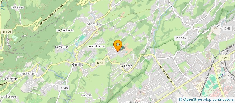 localisation de l'entreprise MADAME VIOLETTE RICOL  MERCURY