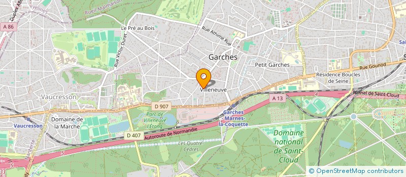 localisation de l'entreprise MADAME VIOLETTE ROLLIN à GARCHES