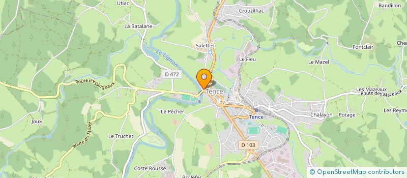localisation de l'entreprise MADAME VIOLETTE SOKOLOWSKI à TENCE