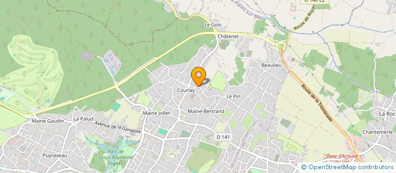 localisation de l'entreprise MADAME VIOLETTE TESSARO à SAINT-PALAIS-SUR-MER
