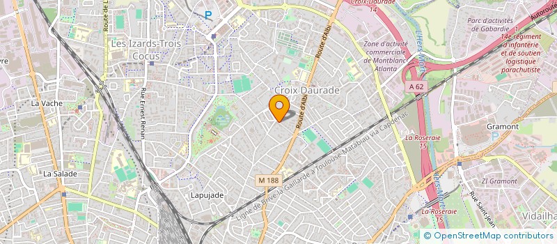 localisation de l'entreprise MADAME VIOLETTE THIRY  TOULOUSE