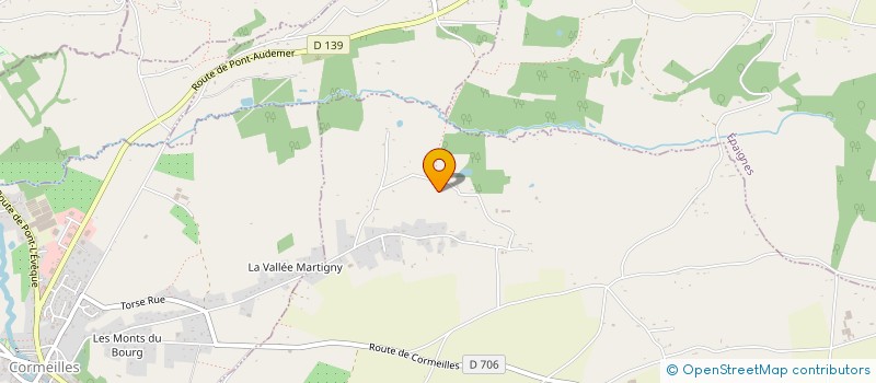 localisation de l'entreprise MADAME VIOLETTE VACHON à SAINT-SYLVESTRE-DE-CORMEILLES