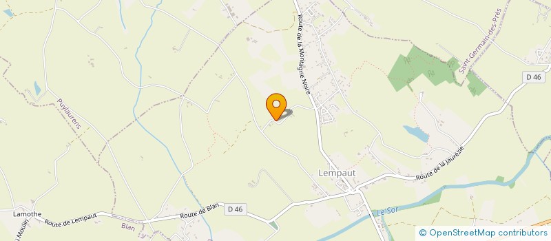 localisation de l'entreprise MADAME VIOLETTE VIDAL  LEMPAUT