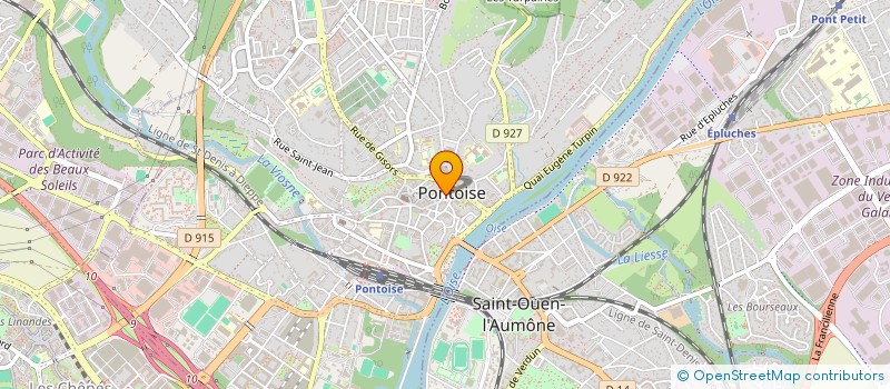 localisation de l'entreprise MADAME VIOLETTE YUNG à PONTOISE