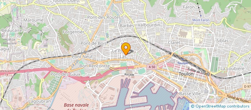 localisation de l'entreprise MADAME VIOLETTE ZANARELLI  TOULON