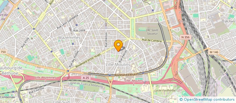 localisation de l'entreprise MADAME VIOLETTE ZERBO à LILLE