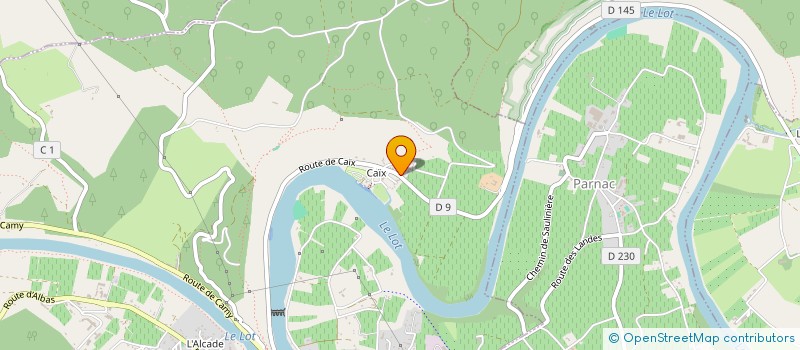 localisation de l'entreprise MADAME VIOLINE TESSIER  LUZECH