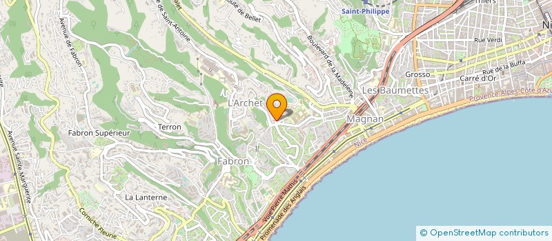 localisation de l'entreprise MADAME VIORELA NISTOR à NICE