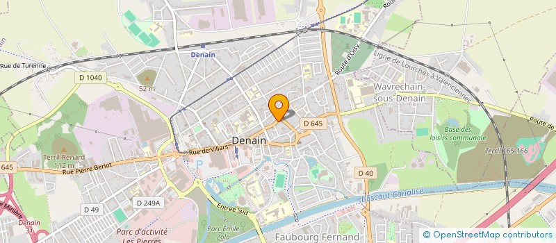 localisation de l'entreprise MADAME VIORICA BAERAN  DENAIN