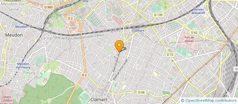 localisation de l'entreprise MADAME VIORICA CRETU à CLAMART