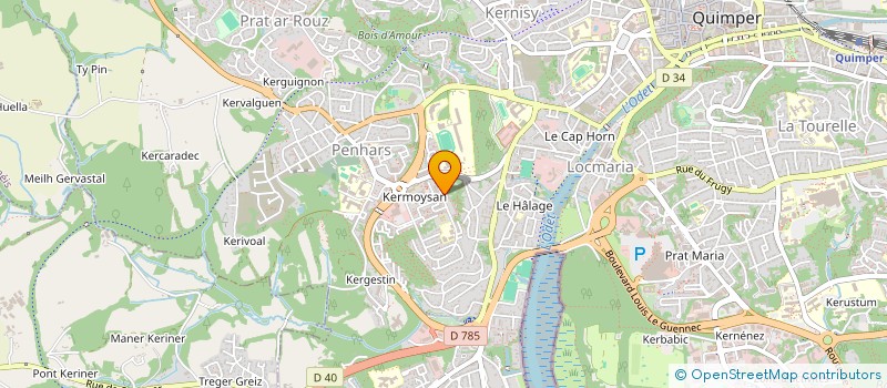 localisation de l'entreprise MADAME VIORICA-IOANA CIOCEA à QUIMPER