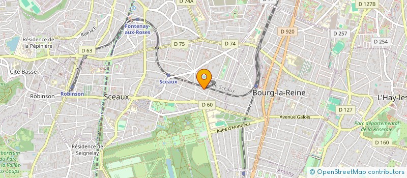 localisation de l'entreprise MADAME VIORICA LUPEA à SCEAUX