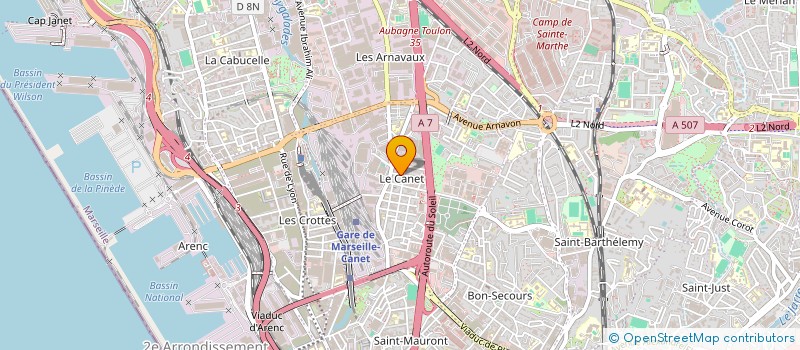 localisation de l'entreprise MADAME VIORICA MARIA BURA à MARSEILLE