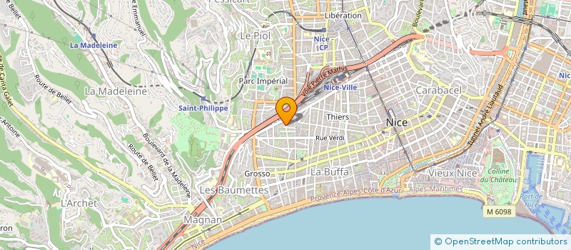 localisation de l'entreprise MADAME VIORICA MOSCALU à NICE