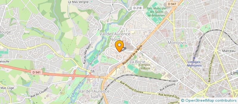 localisation de l'entreprise MADAME VIORICA ONESCU à LIMOGES