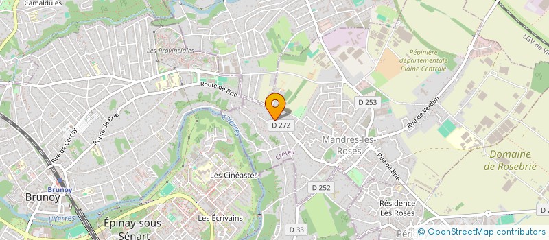 localisation de l'entreprise MADAME VIORICA RARU  MANDRES-LES-ROSES