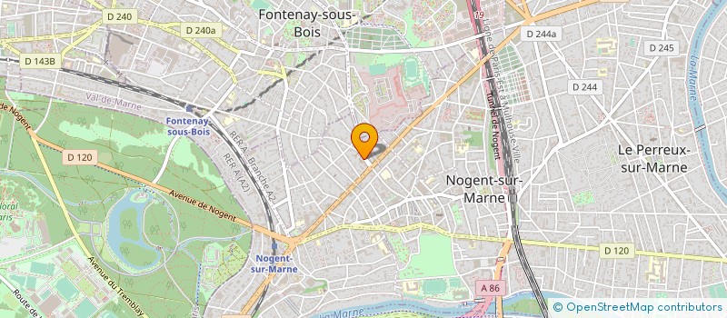 localisation de l'entreprise MADAME VIRA TARAKANOVSKA à NOGENT-SUR-MARNE