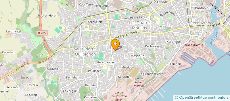 localisation de l'entreprise MADAME VIRGINE KERAMBRUN à BREST