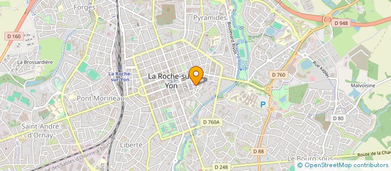 localisation de l'entreprise MADAME VIRGINE-LAURE MOMO NGUEKAM à LA ROCHE-SUR-YON