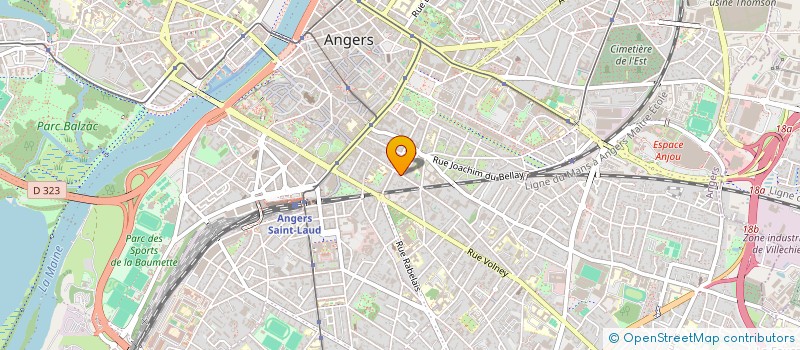 localisation de l'entreprise MADAME VIRGINIA ALONSO CORDON  ANGERS