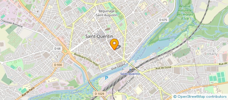 localisation de l'entreprise MADAME VIRGINIA AUGUSTO à SAINT-QUENTIN