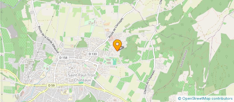 localisation de l'entreprise MADAME VIRGINIA BALLESTEROS à SAINT-PAUL-TROIS-CHATEAUX