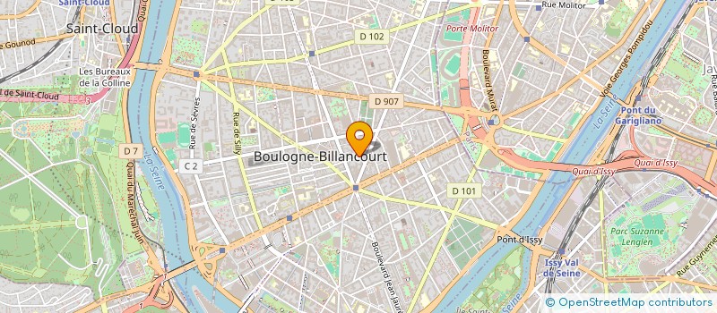 localisation de l'entreprise MADAME VIRGINIA BENISTI  BOULOGNE-BILLANCOURT