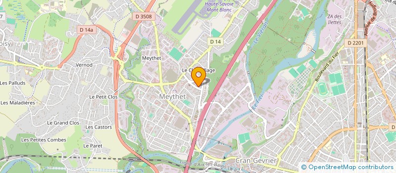 localisation de l'entreprise MADAME VIRGINIA CANDELARESI à ANNECY