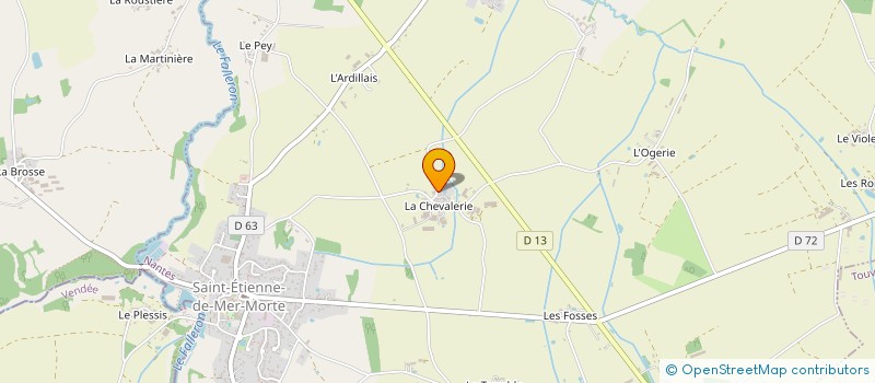 localisation de l'entreprise MADAME VIRGINIA CHAUVET  SAINT-ETIENNE-DE-MER-MORTE