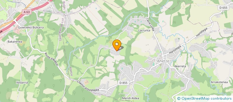 localisation de l'entreprise MADAME VIRGINIA CILLERO  AHETZE