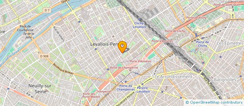 localisation de l'entreprise MADAME VIRGINIA CONLON à LEVALLOIS-PERRET