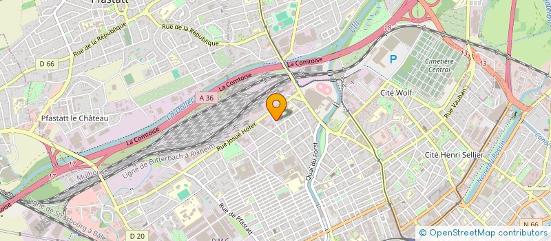 localisation de l'entreprise MADAME VIRGINIA CORREA  MULHOUSE