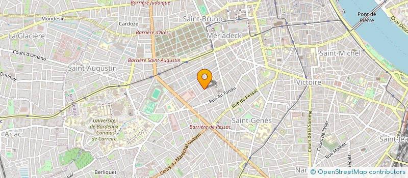 localisation de l'entreprise MADAME VIRGINIA CRUZ à BORDEAUX