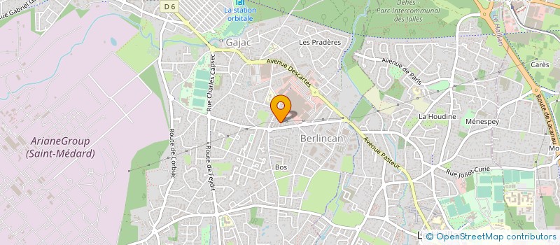 localisation de l'entreprise MADAME VIRGINIA DE SOUSA E CUNHA à SAINT-MEDARD-EN-JALLES