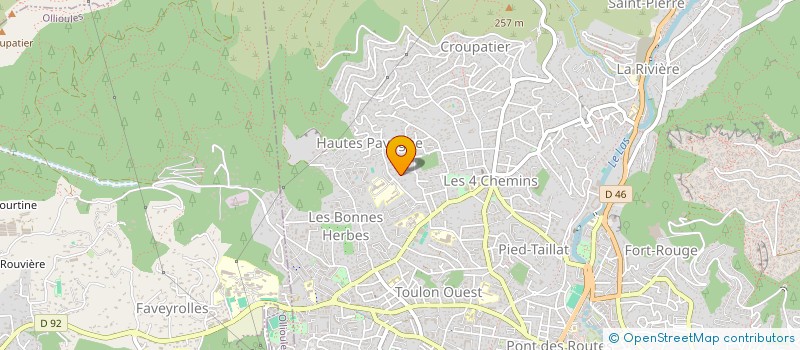 localisation de l'entreprise MADAME VIRGINIA DEFIT  TOULON